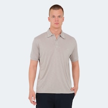 Slazenger KATSURO Erkek Polo Yaka Taş Gri Tişört