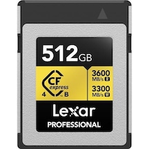 Lexar 512gb Professıonal Gold Lcxexp4512g- Rneng Cfexpress 4.0 Type-b Kart