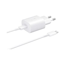 Samsung Uyumlu TA800X Fast Charging 25 W Type-C Çıkışlı Kablolu Şarj Aleti Beyaz