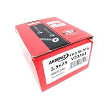 Akdeniz Sunta Vidası 3.5X25 Çinko 1000 Adet N11.59605