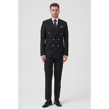 White Stone New York T2432 Slim Fit 6 Drop Kruvaze Takım Elbise Siyah-siyah Siyah White Stone New York T2432 Slim Fit 6 Drop Kruvaze Takım Elbise Siyah-siyah Siyah