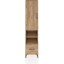 Hyperion Dolap 5 Raflı Tek Çekmeceli Tek Kapaklı 44x44x195 Çam-çam Atlas Çam