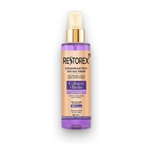 Collagen & Biotin Sıvı Saç Kremi Durulanmayan, Dolgunlaştırıcı Etki, Kolajen & Biotin İçerikli, Anında Tarama & Parlaklık, 200 Ml