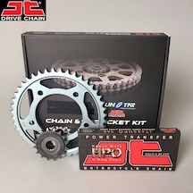 Zincir Dişli Seti Honda Cbr 125 R 125 Cc 2004-2010 / Honda / Cbr 125 R / 125cc / Zincir: Jt-428orıng Gold -124 / Ön Dişli: Jt 15t / Arka Dişli: Sunstar 42t / 2004-2005-2006-2007-2008-2009-2010