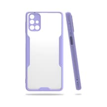 Newface - 320 - Samsung Galaxy M31s Kılıf Platin Silikon - Edntrend - - Lila