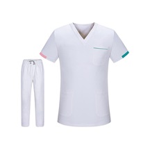 Suntek Magideal Kadın Erkek Scrubs Set Modern Dayanıklı Xxl-beyaz