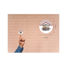 Arapça Hajj Hediyesi Etiketi Yuvarlak Sticker Hajj Umre Mat Çıkartma Hediyelik 4 Cm 90 Adet Çok Renkli