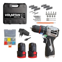 Volartan VTX-1010 Kömürsüz Çift Akülü Darbeli Vidalama