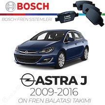 Opel Astra J 2009 - 2016 Ön Fren Balata Takımı - Bosch