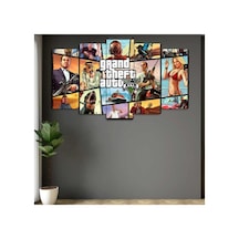 Gta V - 5 Parçalı Tablo Görsel - 702504016 Görsel