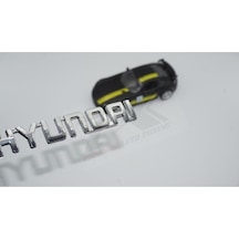 Hyundai Uyumlu Krom Bagaj 3m 3d Krom Abs Logo Amblem