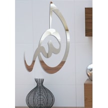 M3 Decorium Sembol Dekoratif Ayna Gümüş