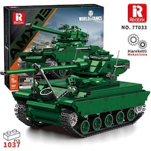 Reobrix 77033 World Of Tanks Fransız Hafif Tankı Amx-13 Yaratıcı Yapı Blok Seti Building Blocks - 1037 Parça