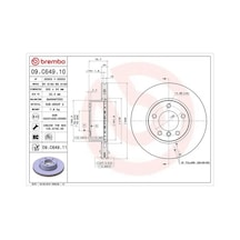 Bmw 320d E90 Fren Diski On 2005-2007 Brembo 09c64911 2adettir