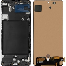 Samsung Uyumlu Galaxy A71 Lcd Ekran Dokunmatik HK Servis Çıtalı Oled