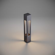 Fonelight Aka Bahçe Aydınlatması Bollard Antrasit 60 Cm Antrasit