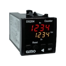 Gemo Ds204-230vac Dijital Sayıcı Counter Besleme 110-230vac