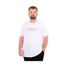 Mode Xl Büyük Beden Erkek T-shirt Bisiklet Yaka Orıgınals U25038 Beyaz Beyaz