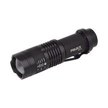 Police Pc-11 Power Led+Zoom El Feneri Kalem Pilli Siyah