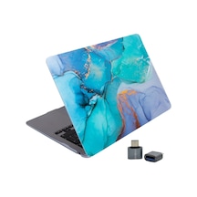 Huawei Matebook D15 Uyumlu Kristal Parlak Tpu Kılıf Mermer Desenli Lazer Baskı İnce Sert Kapak Laptop Koruyucu Açık Yeşil Belirtilmemiş