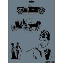 Mey İthalat Rich New Seri N-148 Stencil 35x25 Cm Belirtilmemiş