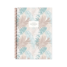 A6 Çizgili Defter La Plume Leaves Mavi