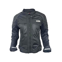 Forte Gt 2001057 Dark Night 4 Mevsim Kadın Motosiklet Montu Siyah