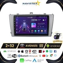 Toyota Avensis 2008-2015 Model 2+32gb Android 13 Kablosuz Carpla