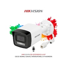 Ds-2cd1021g2-lıuf 2mp 2.8mm Poe Mikrofonlu Güvenlik Kamerası
