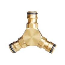 Uniflex 802302 Pirinç Hortum Y Bağlantı - 3 Yollu Bağlantı