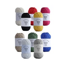 25 Gram Mini Cotton Serisi%100 Pamuk Örgü İpi 10 Renk Punch Ve Amigurumi İpi