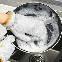 Mucit Home Su Geçirmez Telli Bulaşık Eldiveni Sihirli Temizlik, 1 Adet