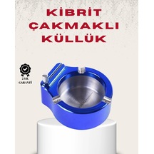 Metal Küllük Ve Çakmak Seti Yuvarlak Modern Tasarım Çok Renkli