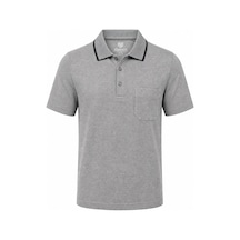Simenti Polo Yaka Klasik Fit Kısa Kol Erkek Tişört 7652 Gri