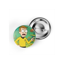 Captain Kirk - 44 Mm İğneli Çanta Rozeti - 5 Adet Diğer