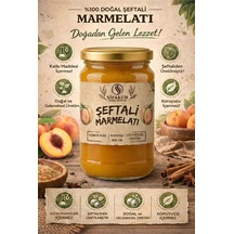 Şifakür Şeftali Marmelatı Katkısız Şeker İlavesiz Doğal Geleneksel Lezzet 850g