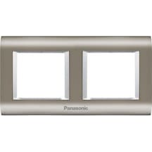 Viko Panasonic Thea 2x2m Sistema Inox+metalik Beyaz Çerçeve - Wvtf18485ın-tr