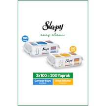 Easy Clean Premium Arap Sabunu + Çamaşır Suyu Yüzey Temizlik Havlusu Mendili 100+100 200 Yaprak Diğer