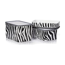 Tupperware Su Zebra 3'Lü Set Sıkı Kapaklı Saklama Kabı Hsgl Çok Renkli