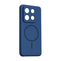 Xiaomi Redmi Note 13 Pro 4g Mika Pc Magsafe Kapak - Mavi Evimdeyokyok