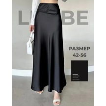 Lu&be Saten Maksi Etek 237244419 Siyah