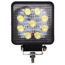 Wolfram 9 Led Kare Off Road Sis Farı Çalışma Lambası 10-30v 27w