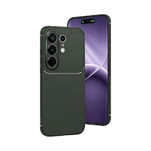 Newface Tecno Camon 50 Pro 5g Auto Focus Karbon Kapak - Koyu Yeşil
