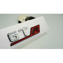 Dk Benz Gt R Kırmızı Krom Abs 3m 3d Bagaj Logo Amblem