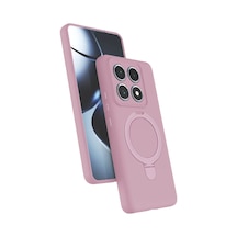 Xiaomi Mi 14t Pro Regal Magsafe Standlı Kapak - Açık Pembe 0.2M-Çok Renkli