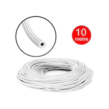 Aletçantam Alüminyum Sineklik Teli Fitili Beyaz 5mm Kapı Pencere Tül Sabitleme Lastik Contası -10 Metre