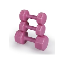 Psspor 3 Set Pembe Renk Dambıl Seti 2 Adet 1kg - 2 Adet 2kg - 2 Adet 3kg Gönderim Yapılmaktadır