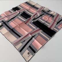 Vissona Twill İpek Eşarp Ipk4001-27272 Çok Renkli