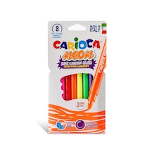 Carioca 8 Renk Keçeli Kalem Fosforlu Renkler 42785