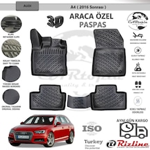Audi A4 B9 / 2015 Sonrası / Siyah / Rizline Paspas